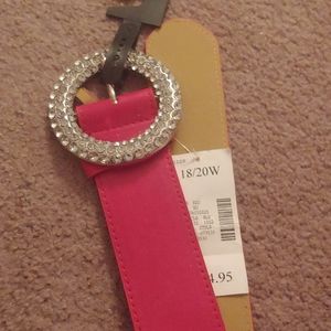 COPY - 💋Jeweled red stretch belt💋